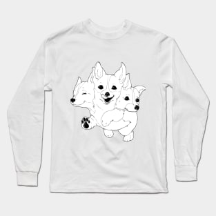 Corgerberus Long Sleeve T-Shirt